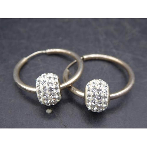 328 - Three Pairs of Silver earrings