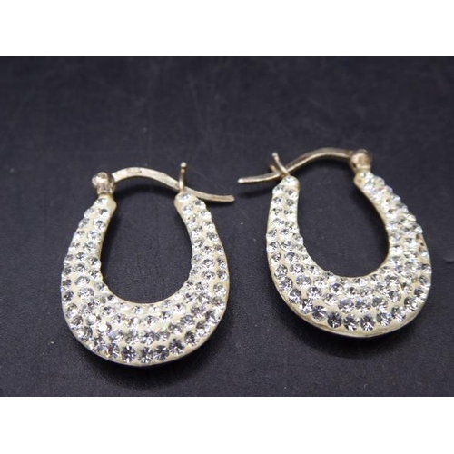 328 - Three Pairs of Silver earrings