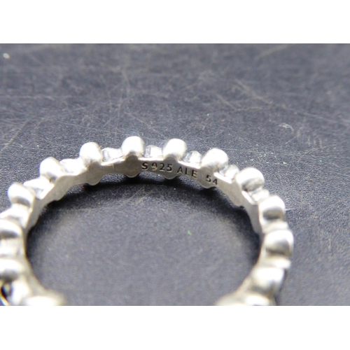 339 - Hallmarked Silver 925 Pandora Ring Size M 1/2