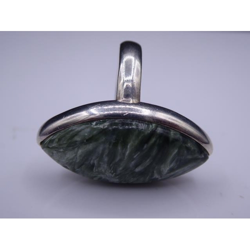 340 - Silver 925 Earring, Ring and Pendant Set