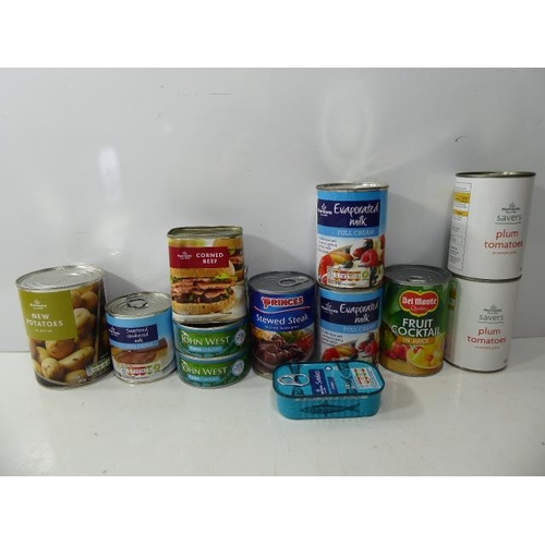 591 - Selection of Tinned Food including Corn Beef, Tuna and More (All in Date)