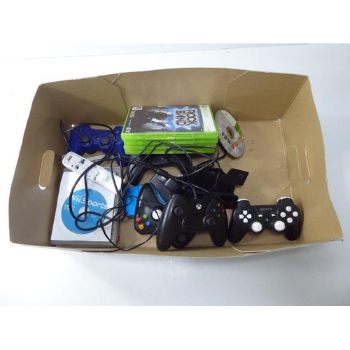606 - Collection of Gaming items to include Xbox games, Controllers and More