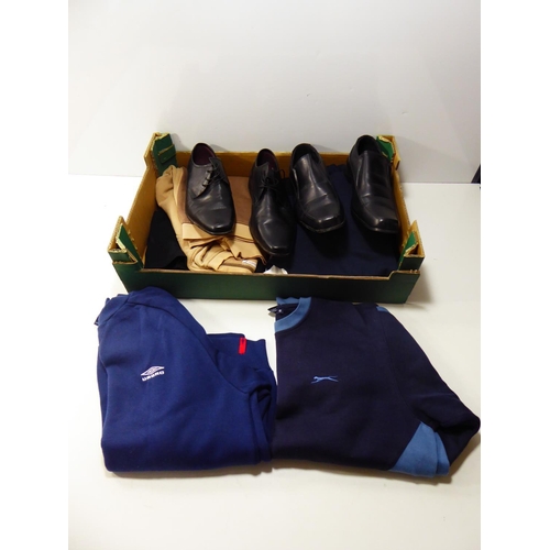 614 - Mixed Lot of Clothing and Shoes to include Slazenger, Umbro & Head