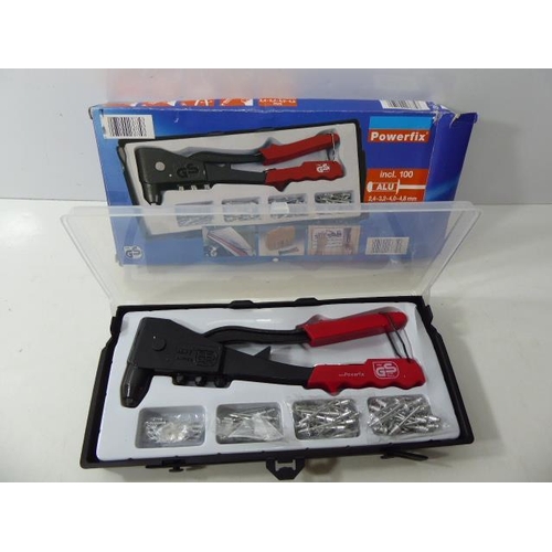 634 - Boxed Pop Rivet Gun By Powerfix
