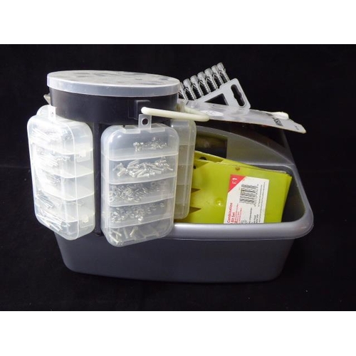 636 - A Handy Household tool tray and contents