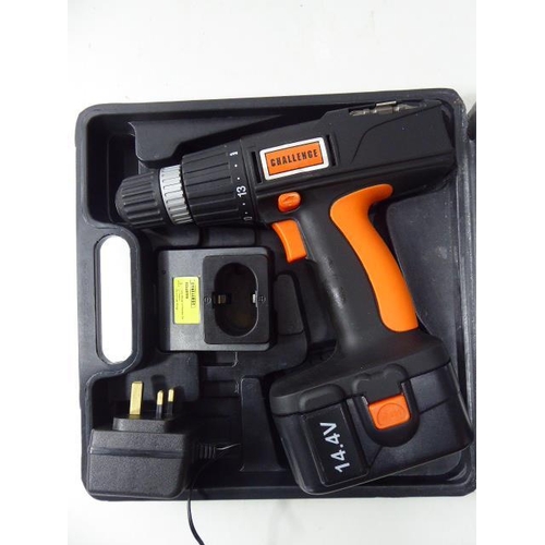 652 - Boxed Challenge 14.4V Cordless Drill Kit BD4899 (Working When Tested)