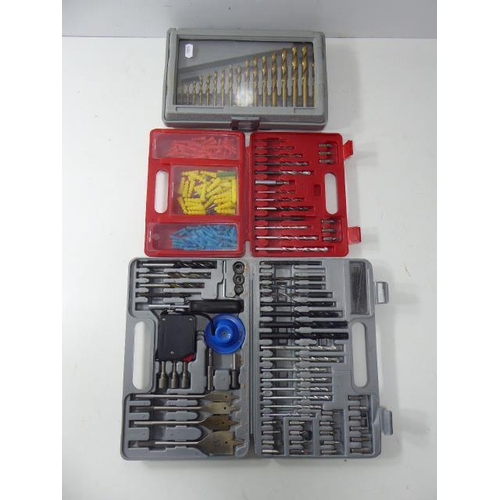 654 - Three Mixed Boxes Of Drill Bits And Other