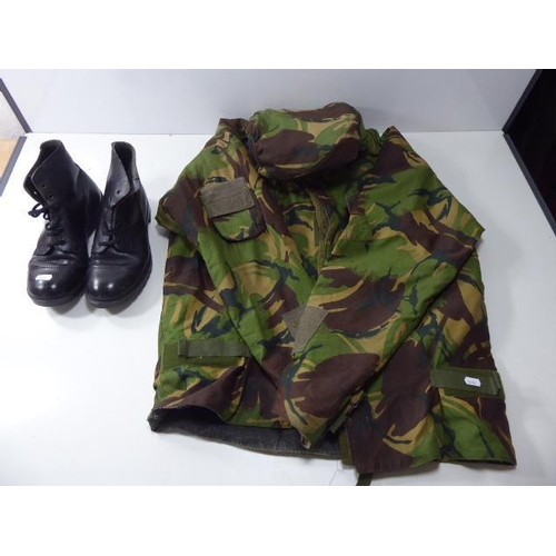 657 - Military Jacket and Boots