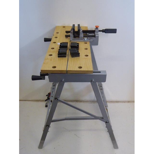 669 - A Workbench with Added Vice and box for vice.