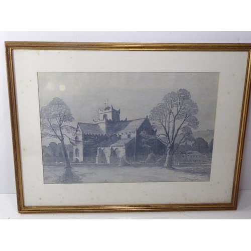 702 - Watercolour By Artist N.T.Hepworth Dated on Picture 78