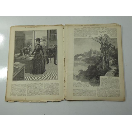22 - Collection of Bound together Copies of The Graphic Summer Number dating from 1878 to 1890 published ... 