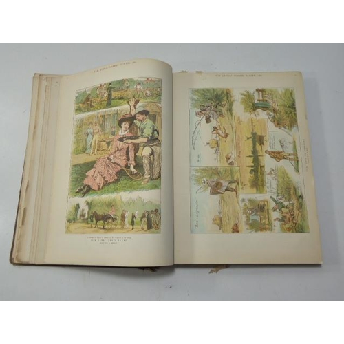 22 - Collection of Bound together Copies of The Graphic Summer Number dating from 1878 to 1890 published ... 