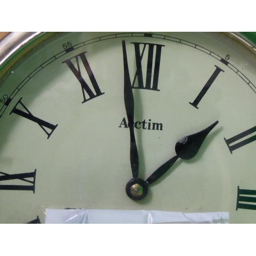 110 - Vintage Acctim Wall Hanging Wall Clock With Pendulum And Key