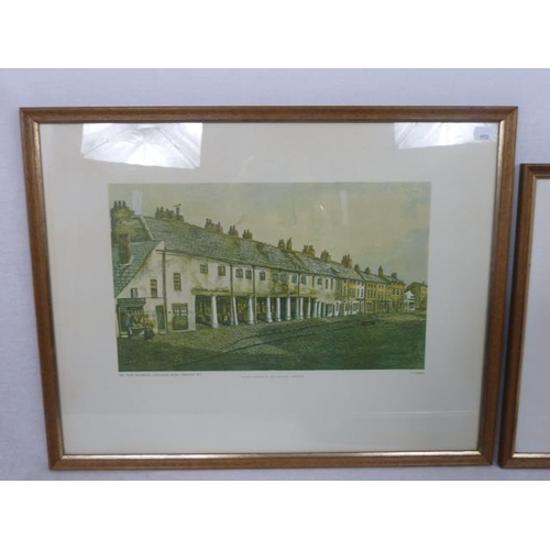 13 - Selection of 3 Framed and Glazed Prints Depicting Victorian Preston