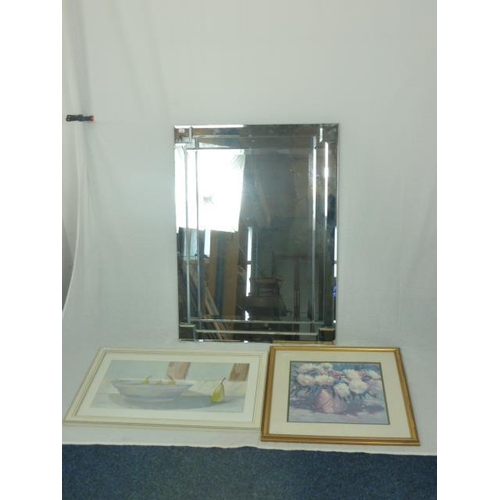 67 - Bevel edged Mirror in Art Deco Design (28