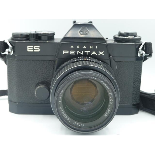 109 - Asahi Pentax ES Camera complete with SMC Takumar Lens