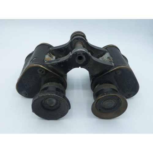 111 - Pair of WWI Imperial Army Binoculars by C P Goerz of Berlin