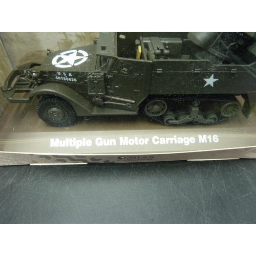 112 - Collectors Edition Multiple Gun Motor Carriage M16 Complete with Original Mount and Box