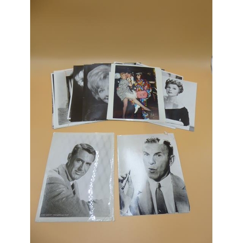 129 - Collection of 26 Publicity Photographs of Stage and Screen Superstars including Gregory Peck, Cary G... 