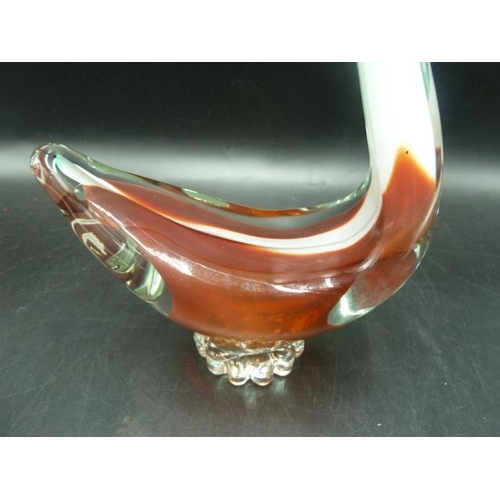 206 - Murano Art Glass Chicken Ornament (12