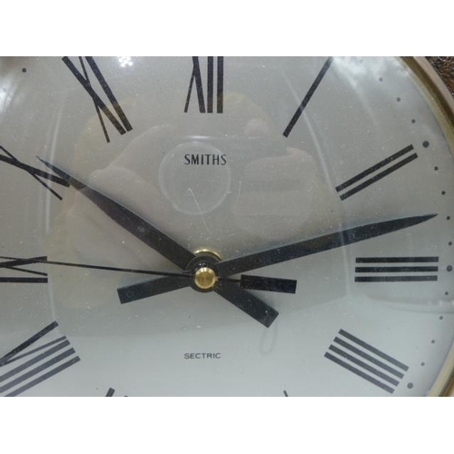 136 - A Retro Smiths Sectric Wall Clock 13 inch diameter