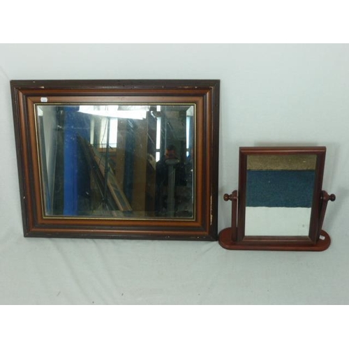 142 - Two Mirrors including Dressing Table and Wall (Wall Mirror 25