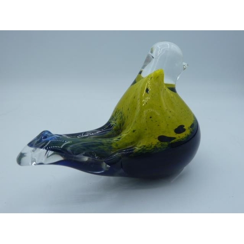 216 - Mdina Glass Bird Figure (3.5