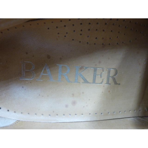 155 - Pair of Barkers Brown Leather Dress Shoes (Size 7)