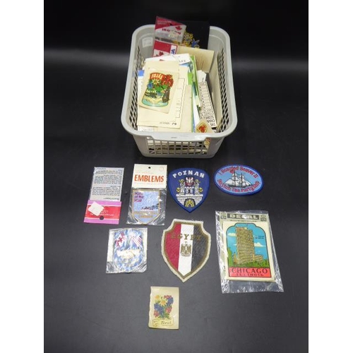 173 - Mixed Selection of Ephemera and Patch Badges including Sporting Photographs