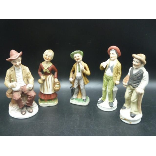 364 - Selection of 10 Capodimonte Style Figurines