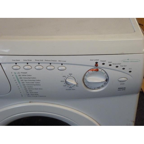 389 - Hotpoint Aquarius extra powerstream washing machine 1300w spin (24