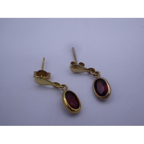 295 - Pair of Gold Earrings in Presentation Case