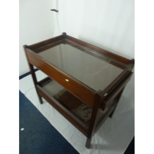 410 - Vintage Hostess serving Station/trolley with two drawers