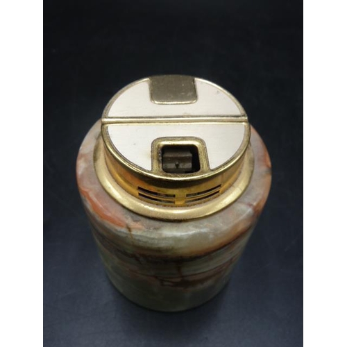 336 - Vintage Onyx Table Lighter