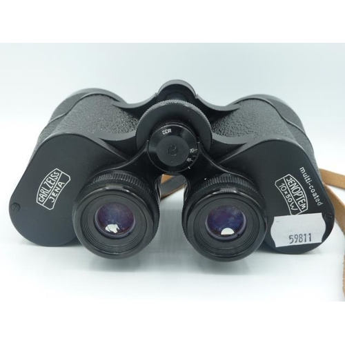 451 - Pair of Carl Zeiss Jena 10 x 50 Multi Coated Binoculars complete with Case