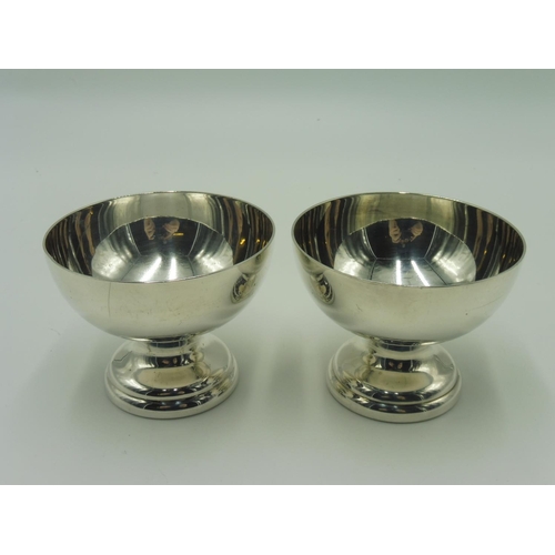 71 - Two Vintage Silver Plate Mappin & Webb LT KF 18352 Cups With All Military Markings To Base Dated 196... 