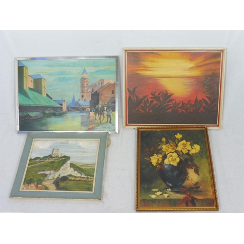 76 - Collection of Framed Signed oil Pictures/Paintings