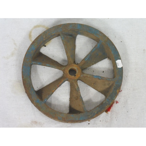 82 - Heavy Cast Iron Ventilation Pulley Wheel (12