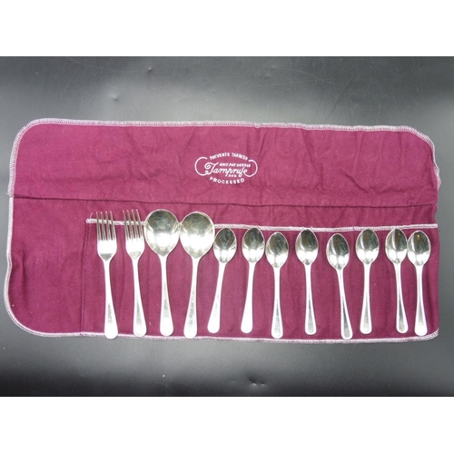 118 - United Cutlers of Sheffield Silver Plated Cutlery Set (Approx 100 Pieces) complete with Cerificate