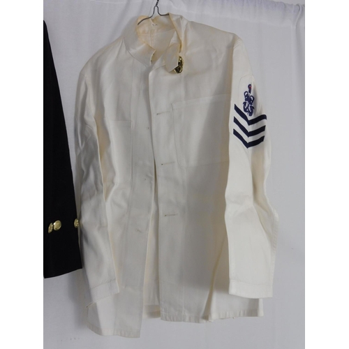 129 - Two Naval Items to include Suit and jacket