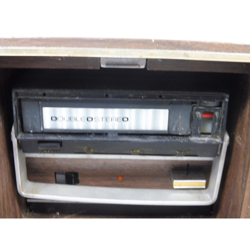 177 - Deluxe 8 Track Stereo System in Speaker Cabinet