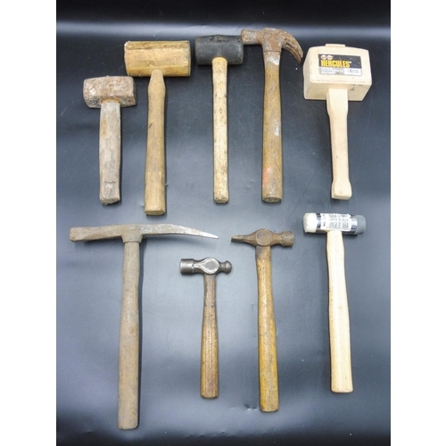 93 - Selection of 7 Various Hammers and Mallets