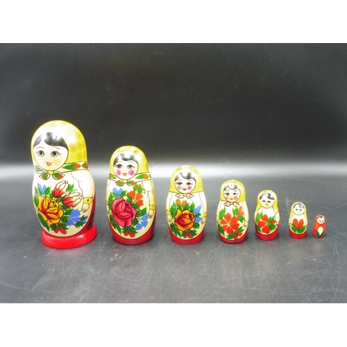 322 - Seven Piece Russian Doll Set