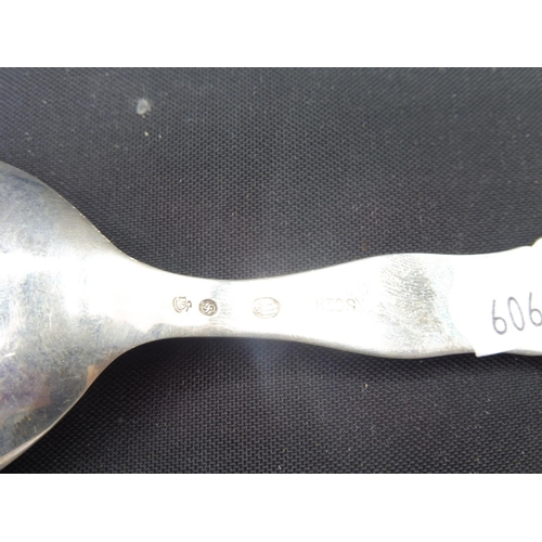 339 - Silver Danish Art Spoon by Johannes Siggaard dated 1933