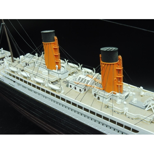 358 - R.M.S Titanic Model on Plinth approx 26