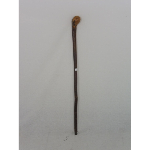 389 - Vintage Appalachian Chestnut Walking Cane