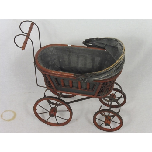 435 - Vintage Child's dolls pram