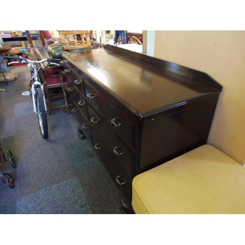 436 - Antique 6 Drawer Sideboard