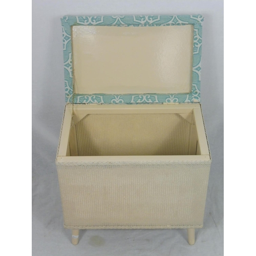 438 - Lloyd Loom style bedding box