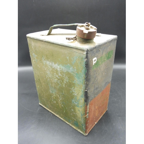 446 - Vintage Jerry Can with Brass Lid